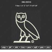 Owl Ovo v2 Embroidery