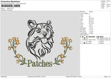 Pathes Embroidery File 6 sizes