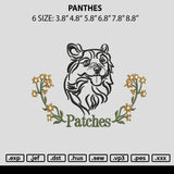 Pathes Embroidery File 6 sizes