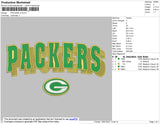 Packers V2 Embroidery