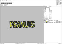 Peanuts Embroidery File 6 sizes