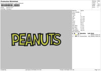 Peanuts Embroidery File 6 sizes