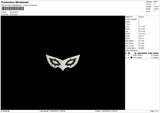 Persona Hat Embroidery File 6 sizes