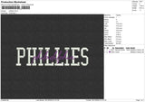 Phillies Embroidery