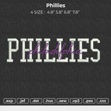 Phillies Embroidery