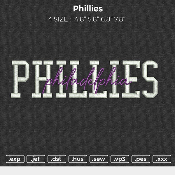 Phillies Embroidery