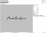 Phoebe B Embroidery File 6 sizes