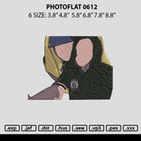 Photoflat 0612 Embroidery File 6 sizes