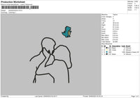 Photoline Dino Embroidery File 6 sizes