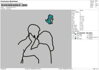 Photoline Dino Embroidery File 6 sizes