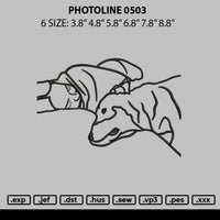 Photoline 0503 Embroidery File 6 sizes