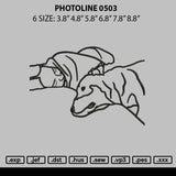 Photoline 0503 Embroidery File 6 sizes
