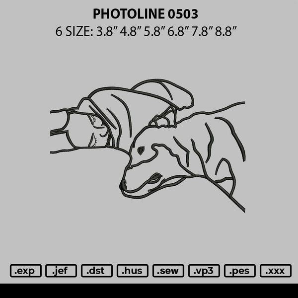 Photoline 0503 Embroidery File 6 sizes