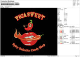 Spicy 0801 Embroidery File 6 sizes