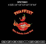 Spicy 0801 Embroidery File 6 sizes