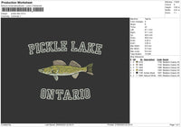 Pickle L Embroidery File 6 sizes