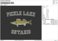 Pickle L Embroidery File 6 sizes