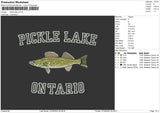 Pickle L Embroidery File 6 sizes