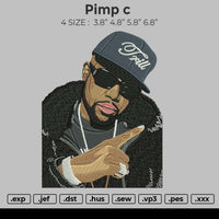 Pimp C Embroidery