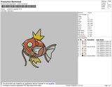 Pokemon Magikarp Embroidery