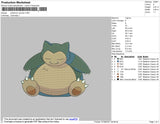 Pokemon Snorlax Embroidery