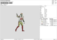 Player 85 Embroidery File 6 size