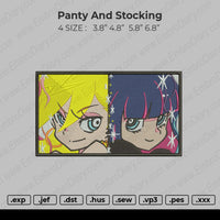 Panty And Stocking Embroidery