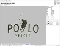 Polo Spirit Embroidery