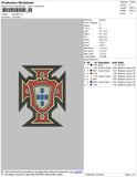 Portugal Logo FC Embroidery