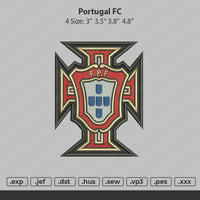 Portugal Logo FC Embroidery