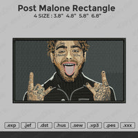 Post Malone Embroider