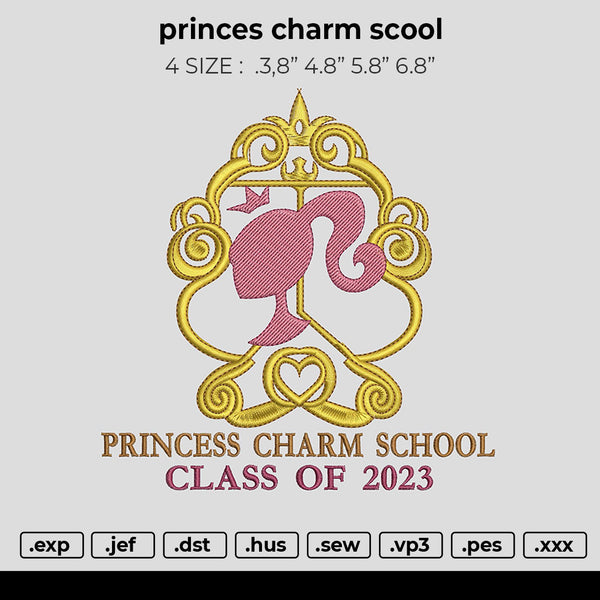 Princes charm scool Embroidery