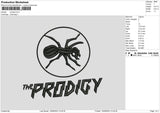 Prodigi Embroidery File 6 sizes