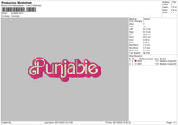 Punjabie Embroidery File 6 sizes