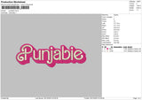 Punjabie Embroidery File 6 sizes