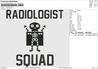 Radiologist Embroidery