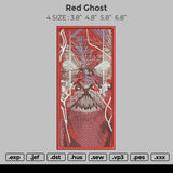 Red Ghost Embroidery