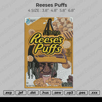 Reeses Puffs Embroidery