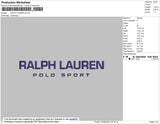 Ralph Lauren Embroidery