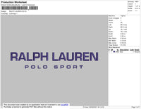 Ralph Lauren Embroidery