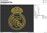 Madrid Gold Embroidery File 6 sizes