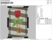 Rose Graphic Embroidery