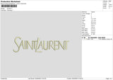 Saintext Embroidery File 6 sizes