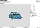 Sally Car V4 Embroidery File 6 sizes