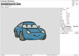 Sally Car V4 Embroidery File 6 sizes