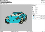 Sallycar v2 Embroidery File 6 sizes