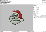 Santa 2410 Embroidery File 6 sizes