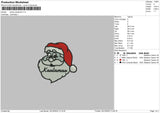 Santa 2410 Embroidery File 6 sizes