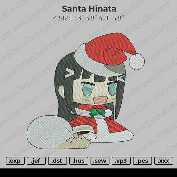 Santa Hinata Embroidery