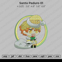 Santa Paduro Embroidery